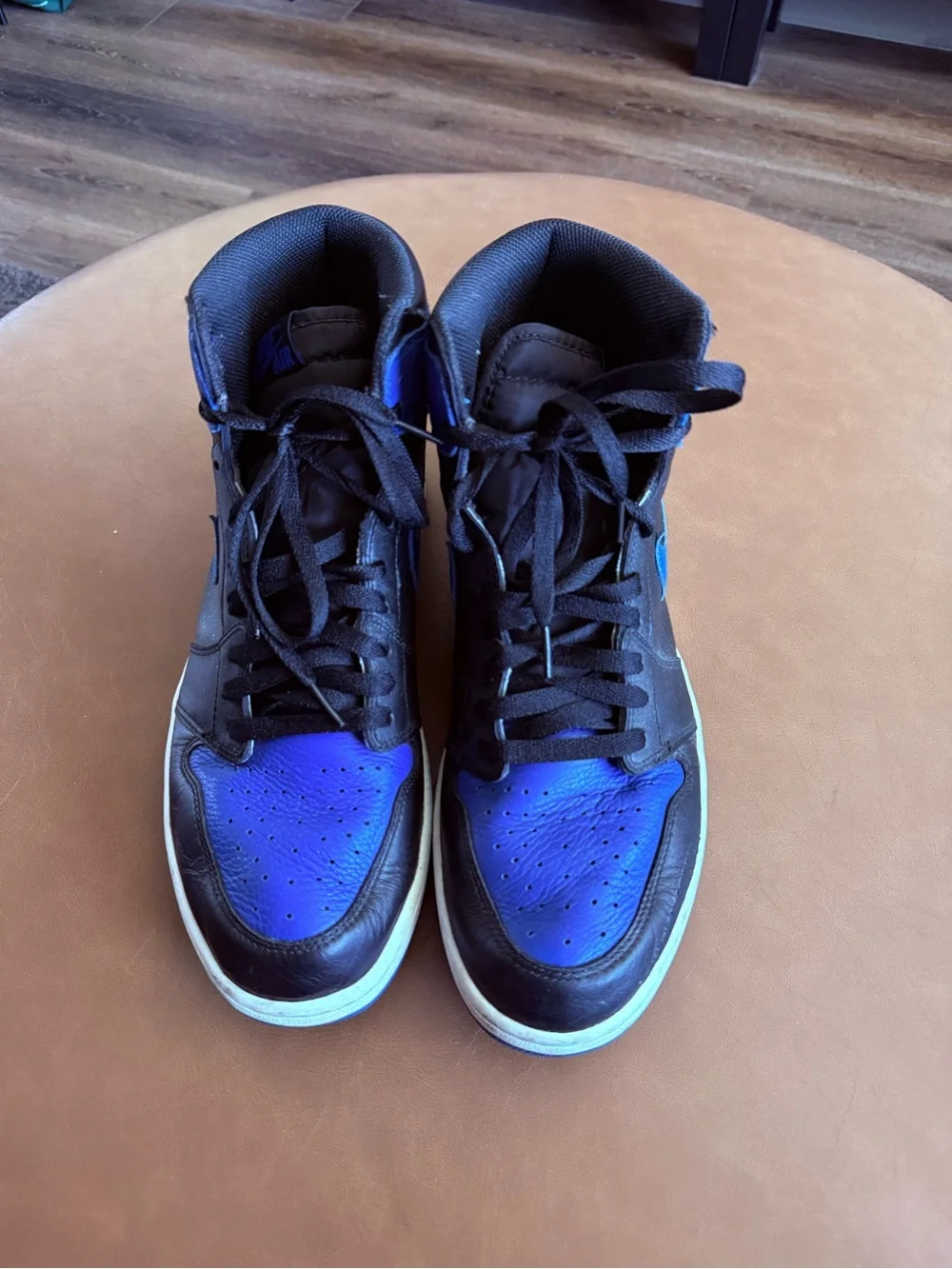 Air Jordan 1 Retro High OG Royal 2017 Black Blue Size 13 555088-007